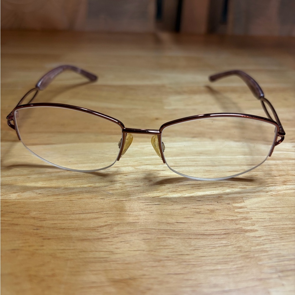 Sophia Loren M210C  Zyloware  118 Women's  Eyeglasses Frames Only Bronze Rose